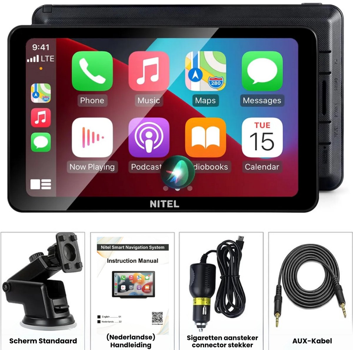 Nitel Carplay Scherm 7-Inch