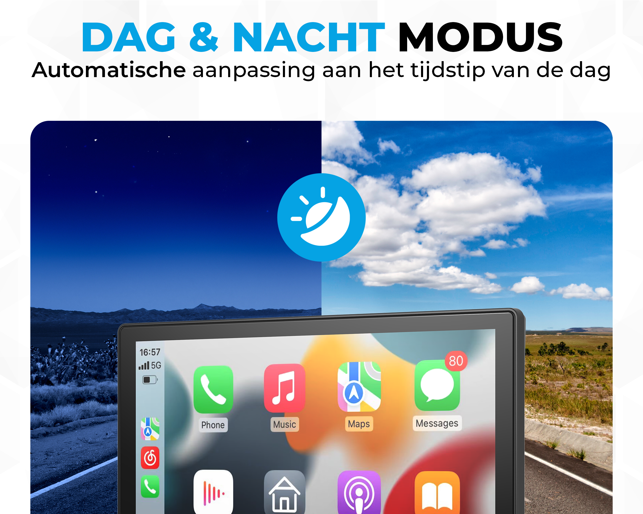 Nitel Carplay Scherm 9-inch