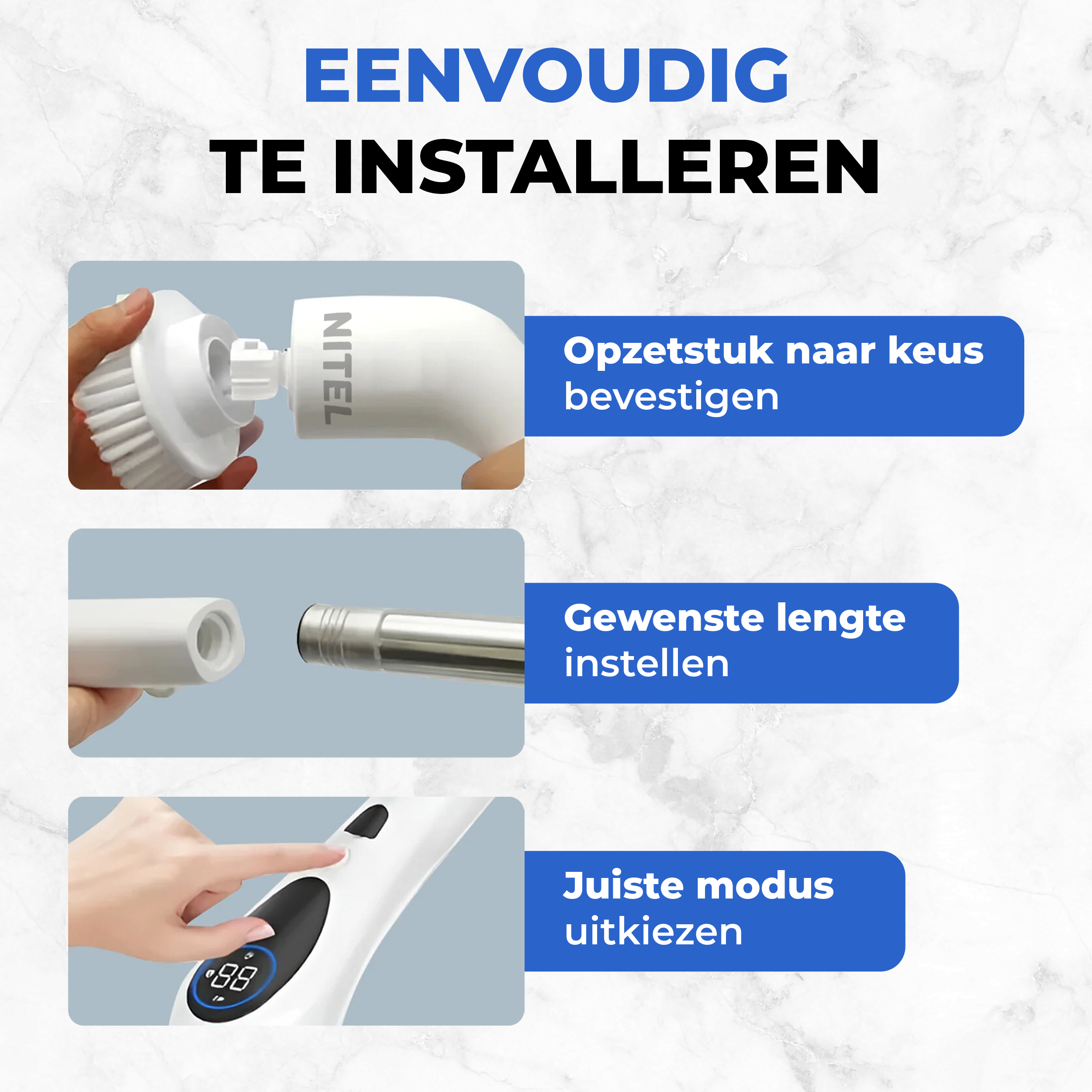Nitel Elektrische Schoonmaakborstel (2025)