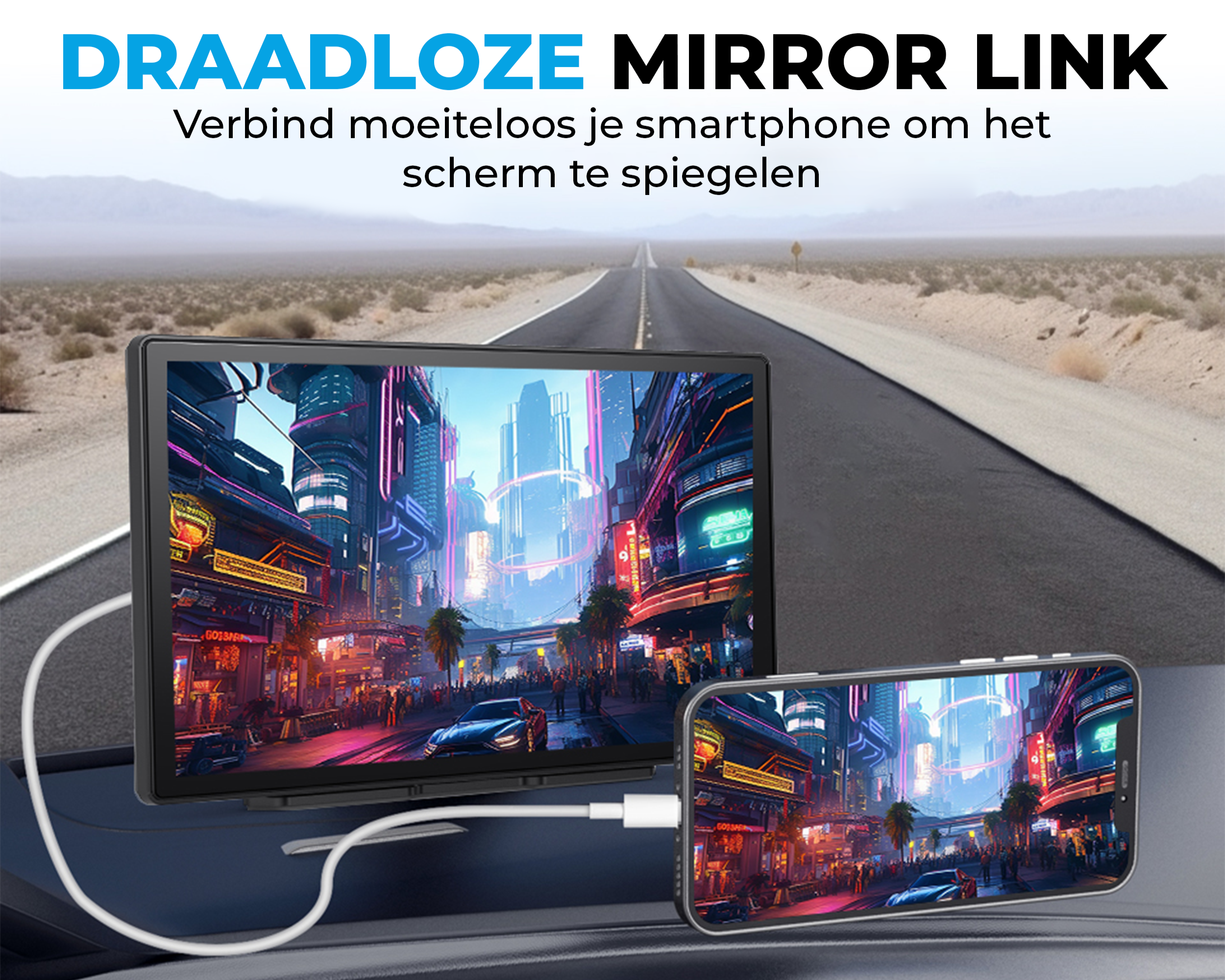 Nitel Carplay Scherm 9-inch