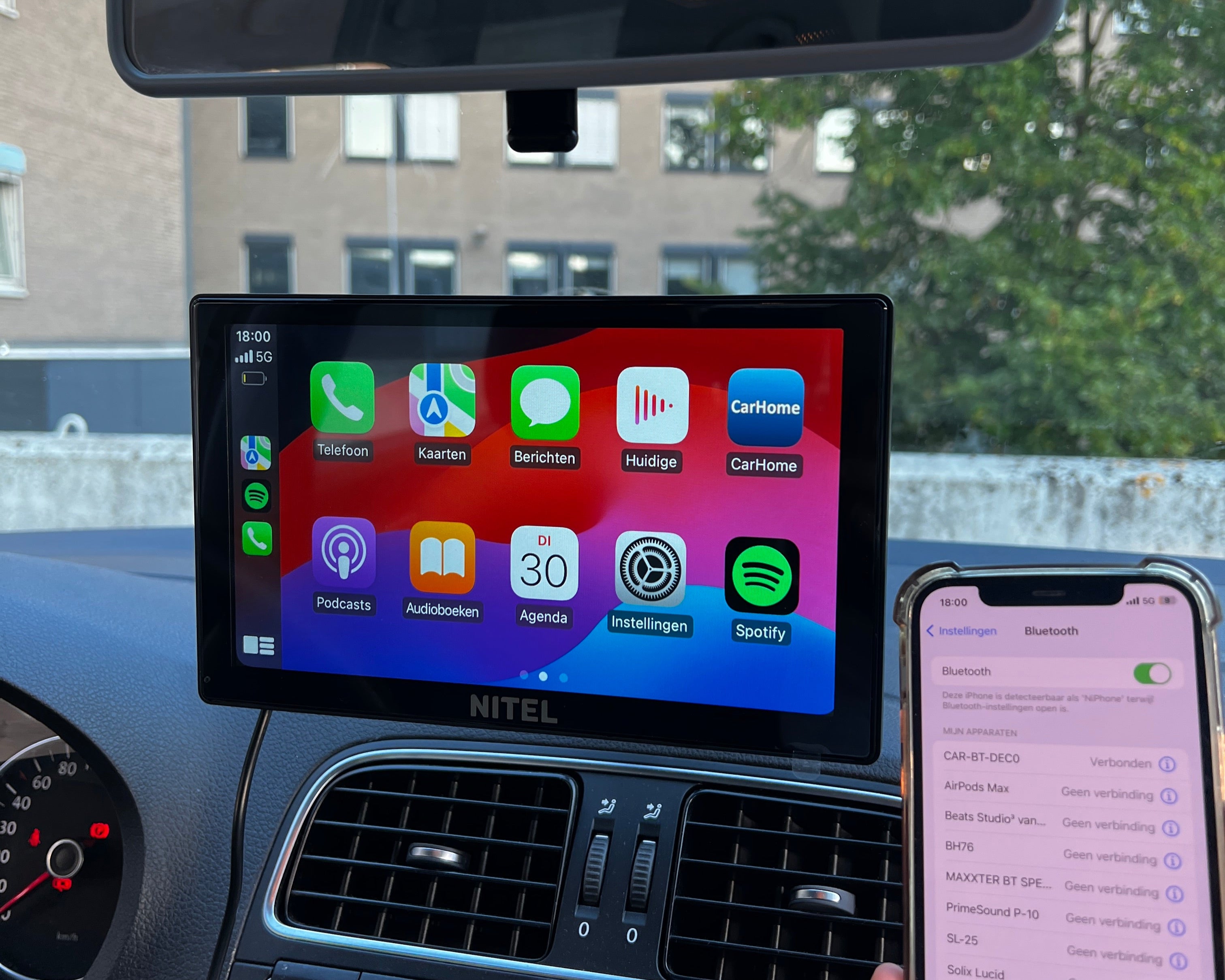 Nitel Carplay Scherm 9-inch